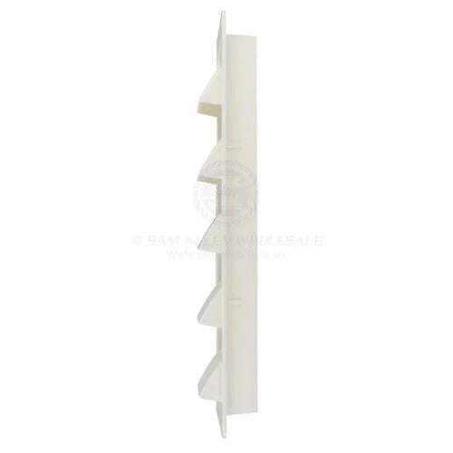 Large 5 Louvre Vent 120mm x 335mm White ABS for Boat/Caravan/Camper
