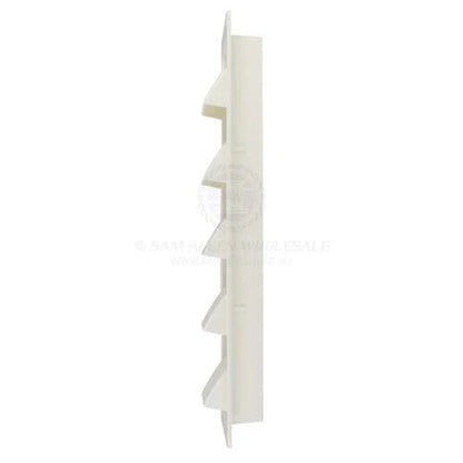 Large 5 Louvre Vent 120mm x 335mm White ABS for Boat/Caravan/Camper