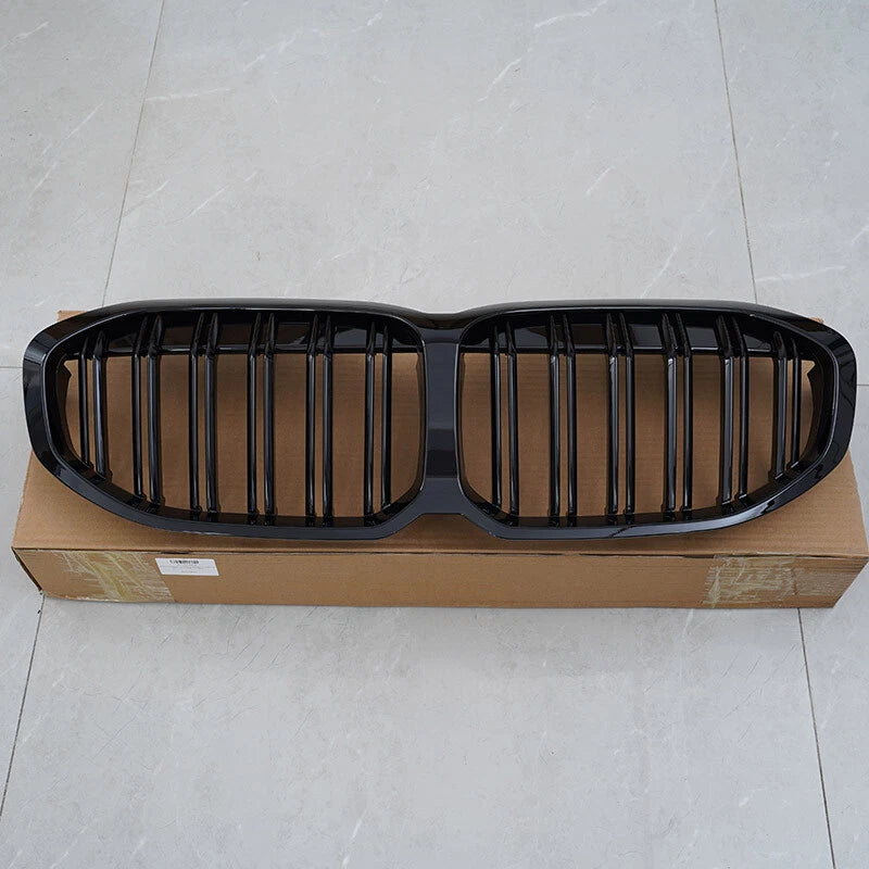 Front Bumper Hood Kidney Grille for BMW F40 1 Series (2019-2023) Glossy Black