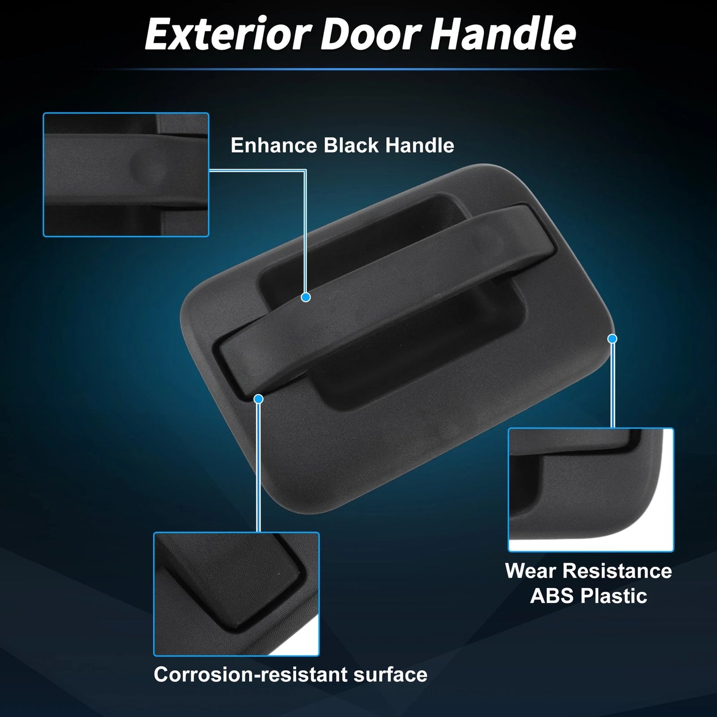 Rear Left Side Door Handle for Ford F150 Lobo (2004-2006)