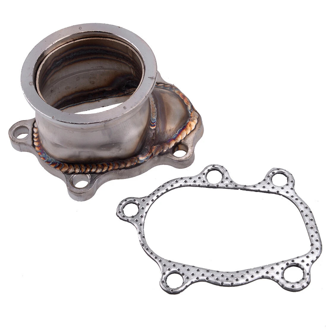 Turbo Downpipe 5 Bolt to 2.5" V Band Flange Adapter for GT25 GT28 T25 T28s