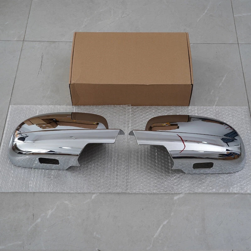 Chrome Side Mirror Full Covers for 2007-2013 Silverado Suburban Tahoe Sierra Yukon