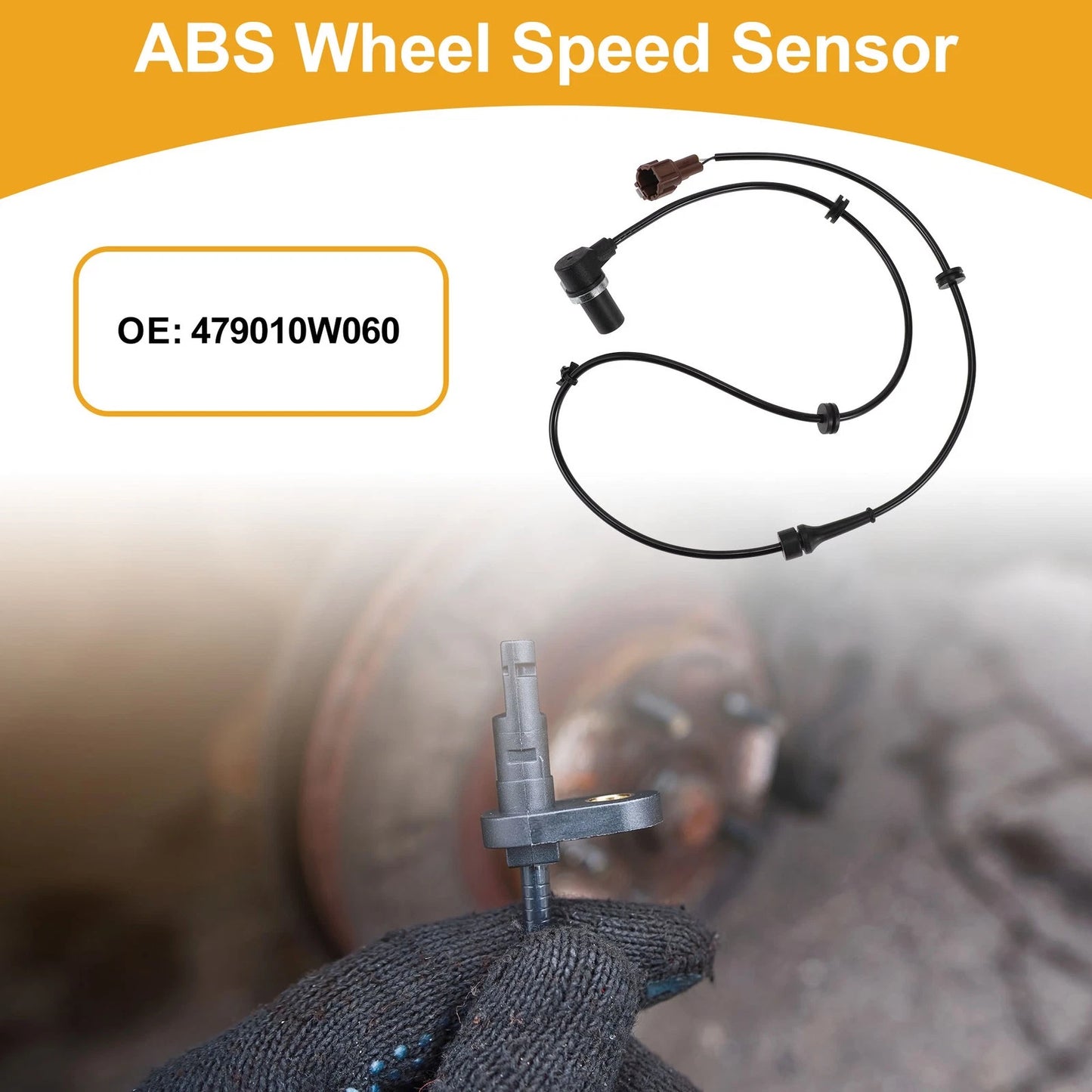 ABS Wheel Speed Sensor for Infiniti QX4 (2001 - 2003) Rear Left