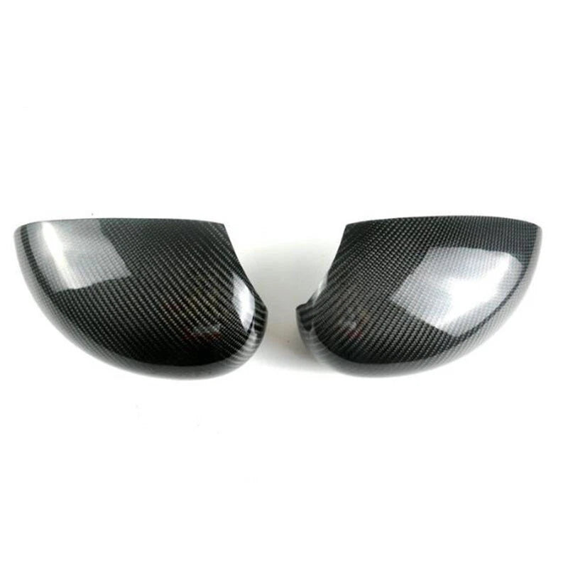 Real Carbon Fiber Stick-on Side Mirror Cover Caps for Audi TT 2000-2006
