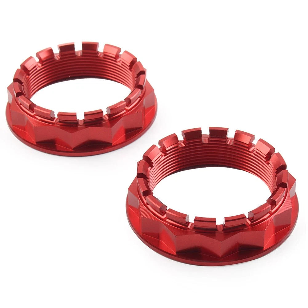 Rear Wheel Axle Nut 2 x Red for Ducati V4 1098 1198 1199 1299 Diavel