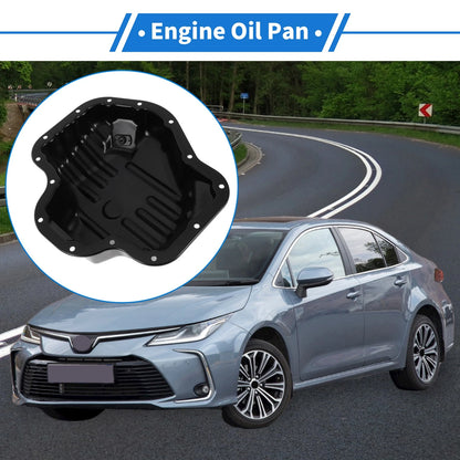 Engine Oil Pan for Toyota Camry 2007-2011 - 1 x Steel Black
