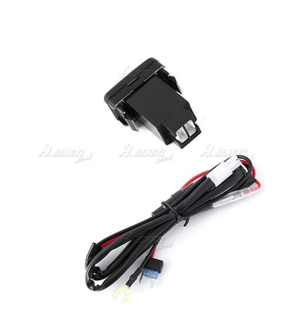 1x Switch Button USB-C PD/USB-A QC3.0 Socket for Toyota Tundra (2005–2007)