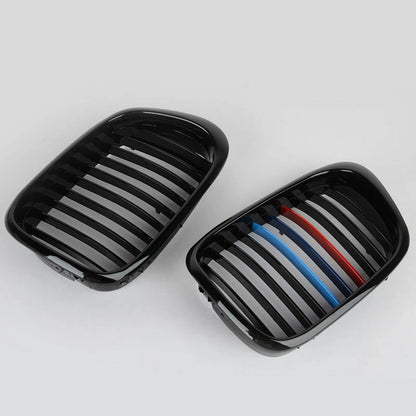 M Color Front Kidney Grilles for BMW 5 Series E39 M5 540i 530i (1995-2004)