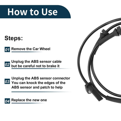 ABS Wheel Speed Sensor for Nissan 370Z (2010-2020)