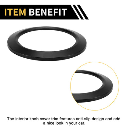 Engine Start Stop Button Cover for Ford F-150 (2016-2021) Black