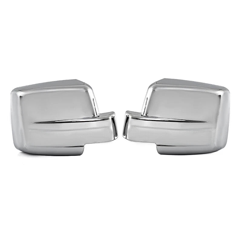 Chrome Side Rearview Wing Mirror Cover Caps for Jeep Liberty (2004-2010) 2x
