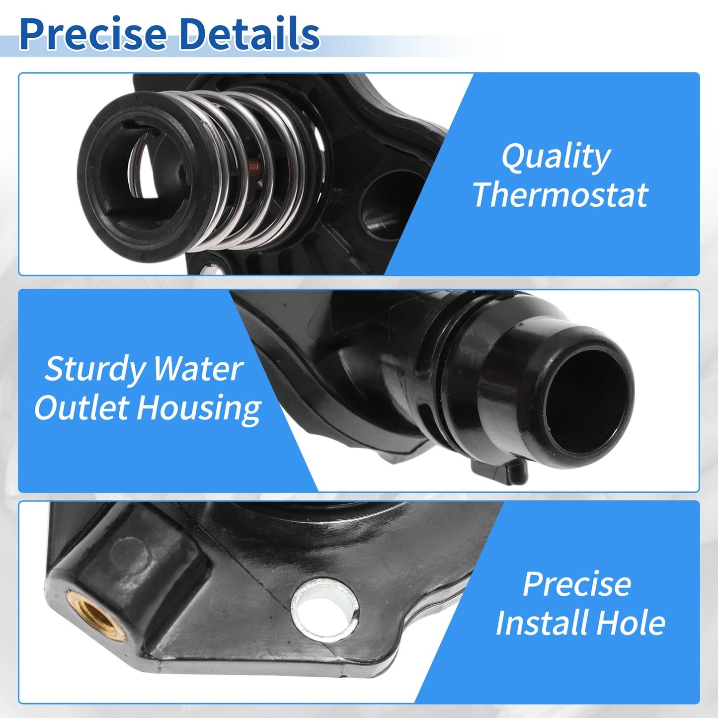 Engine Coolant Thermostat Housing Assembly for BMW 328D (2014 - 2018)