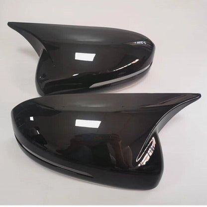 Gloss Black Rear Side Mirror Cover Caps for Kia Optima K5 (2011-2015) 2 x
