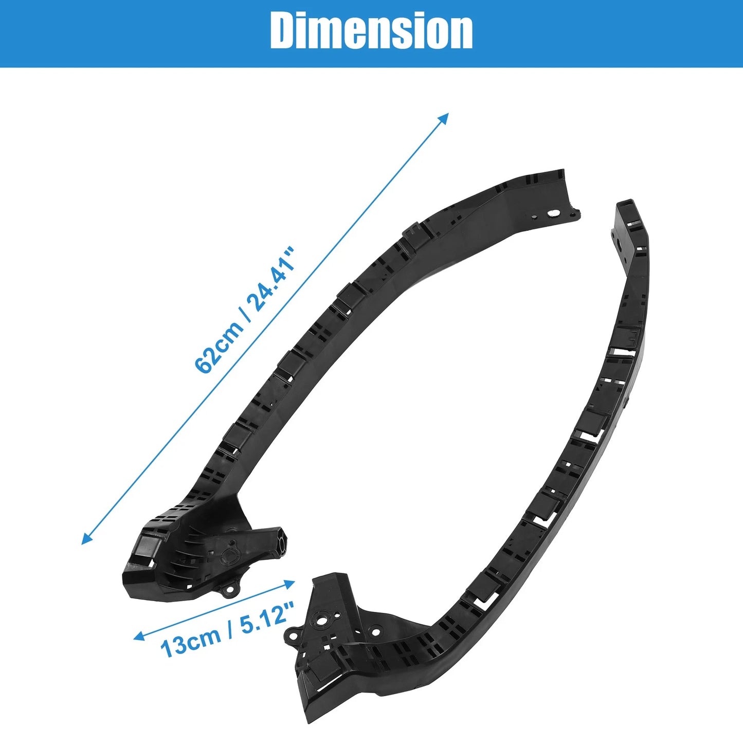 Pair Driver Passenger Side Headlight Support Mount Bracket for Acura TSX