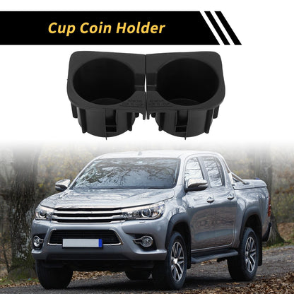 Console Cup Holder Insert Set for Toyota Tacoma (2010-2015)