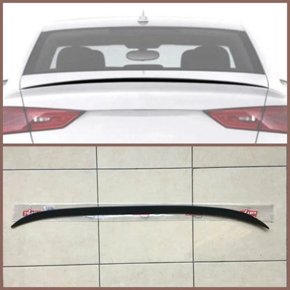 Rear Bumper Spoiler for Audi A3 Sedan Gloss Black (2013-2019)