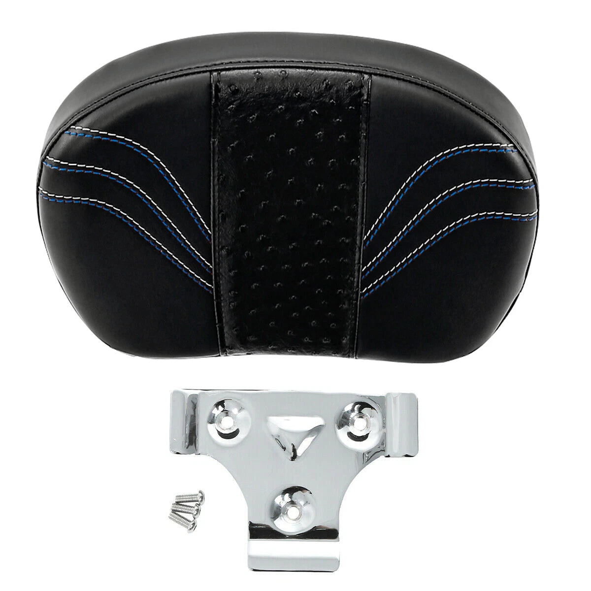 Black Passenger Backrest for Harley Touring Road Glide Street Glide (2014-2023)