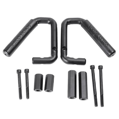 Textured Front Grab Bar Handles for Jeep Wrangler JK/JKU (2007-2017)