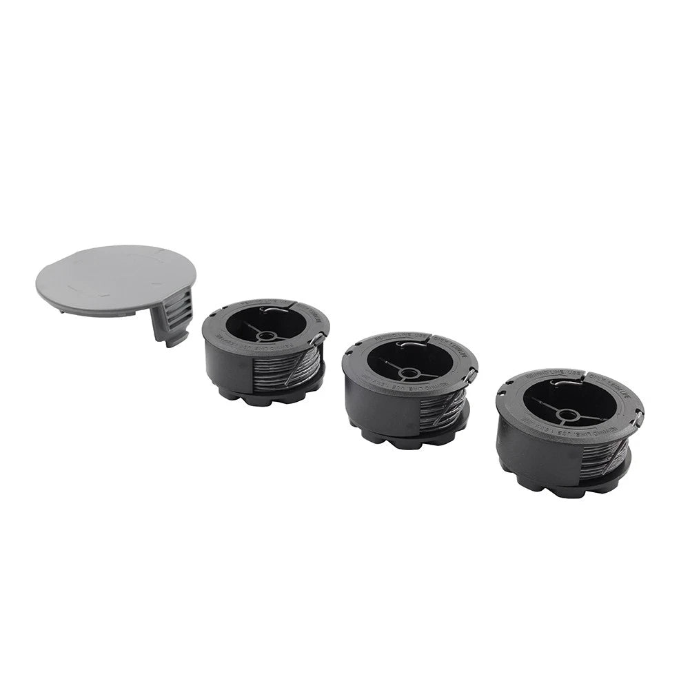 3 x Trimmer Spool w/ Cover for GrassCut 18 (2018-2023)