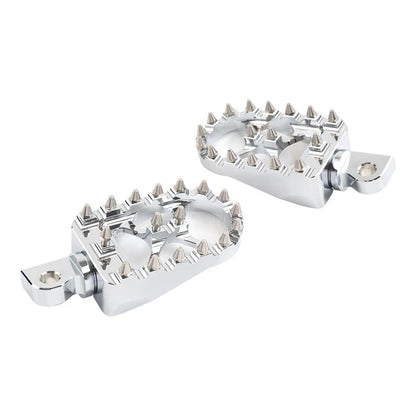 Wide Fat Foot Pegs MX Style for Harley Dyna Sportster Fatboy