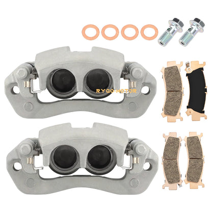 Front Left + Right Brake Calipers w/pads for Honda Pioneer 1000 (2016–23)