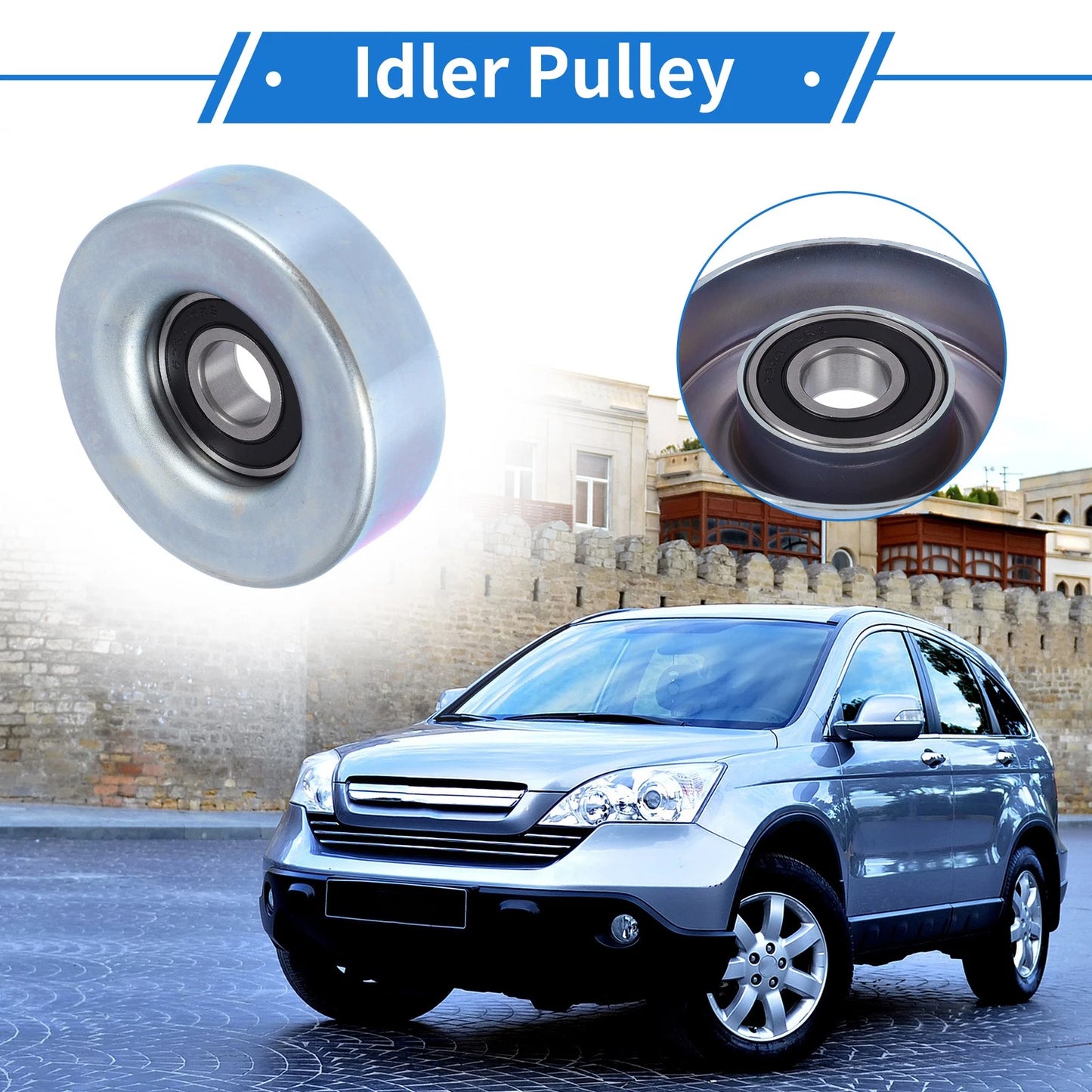 Drive Belt Idler Pulley for Honda Fit (2007-2008) - 1 Pc