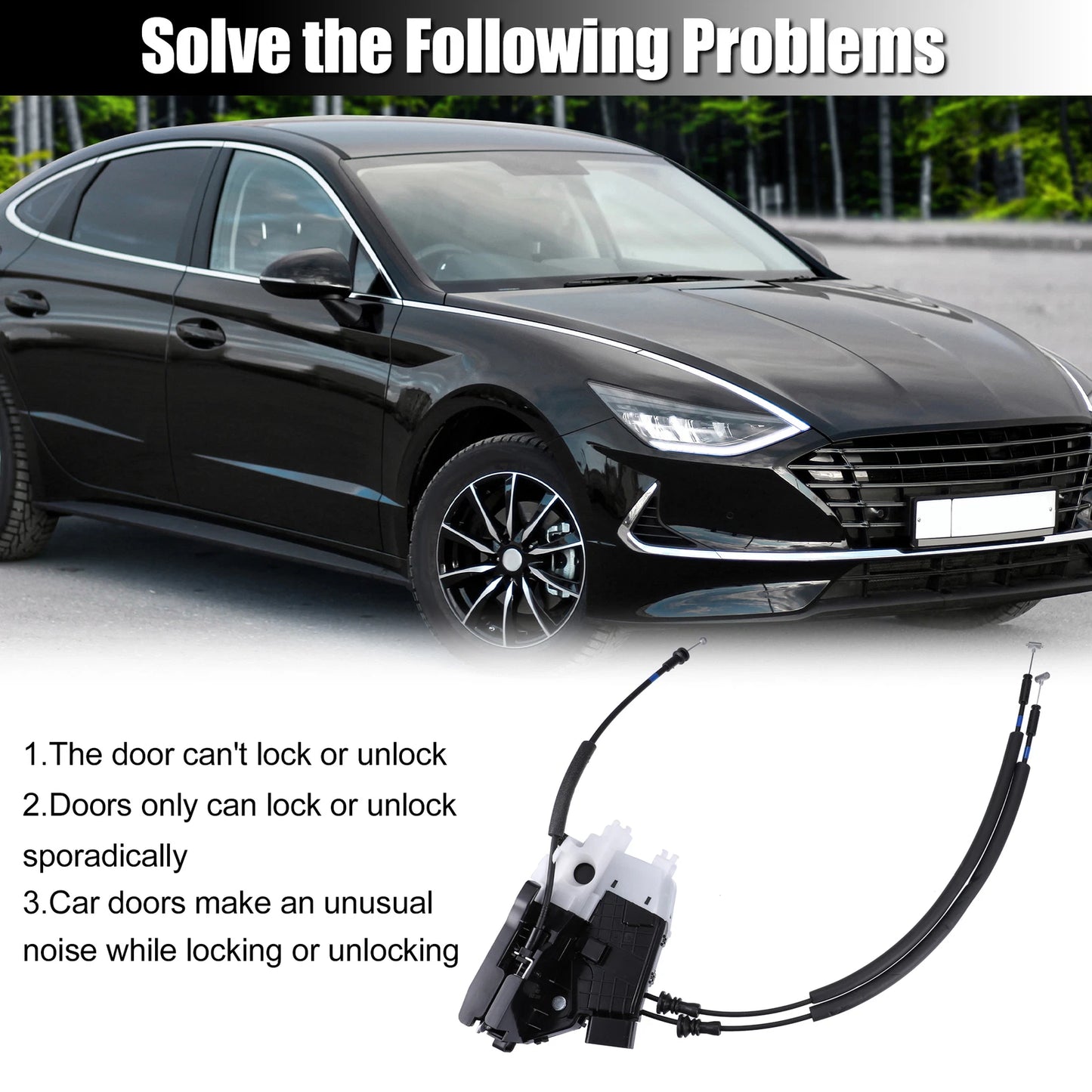 Rear Right Door Latch Lock Actuator for Hyundai Tucson (2016-2019)