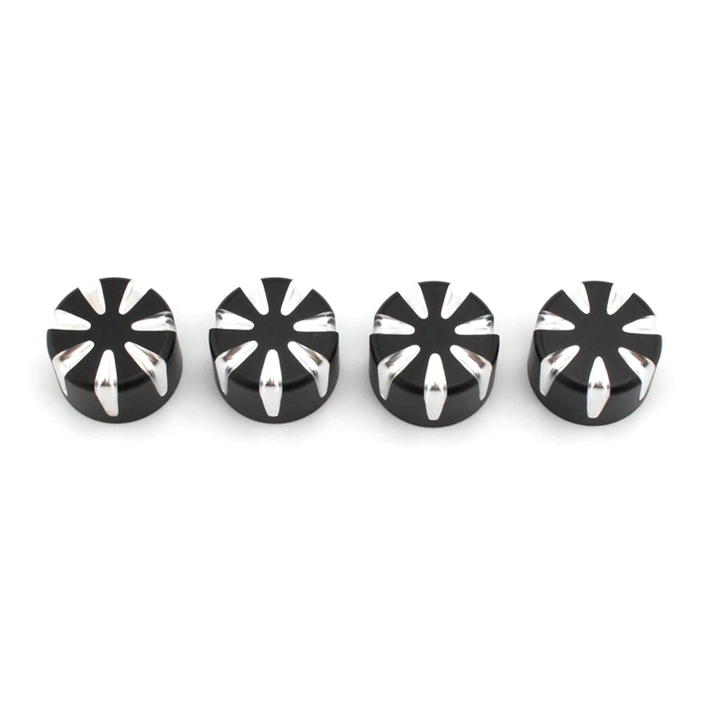 4 Pcs Aluminum Head Bolt Cover Caps for T120 Thruxton Scrambler (2016-2023)