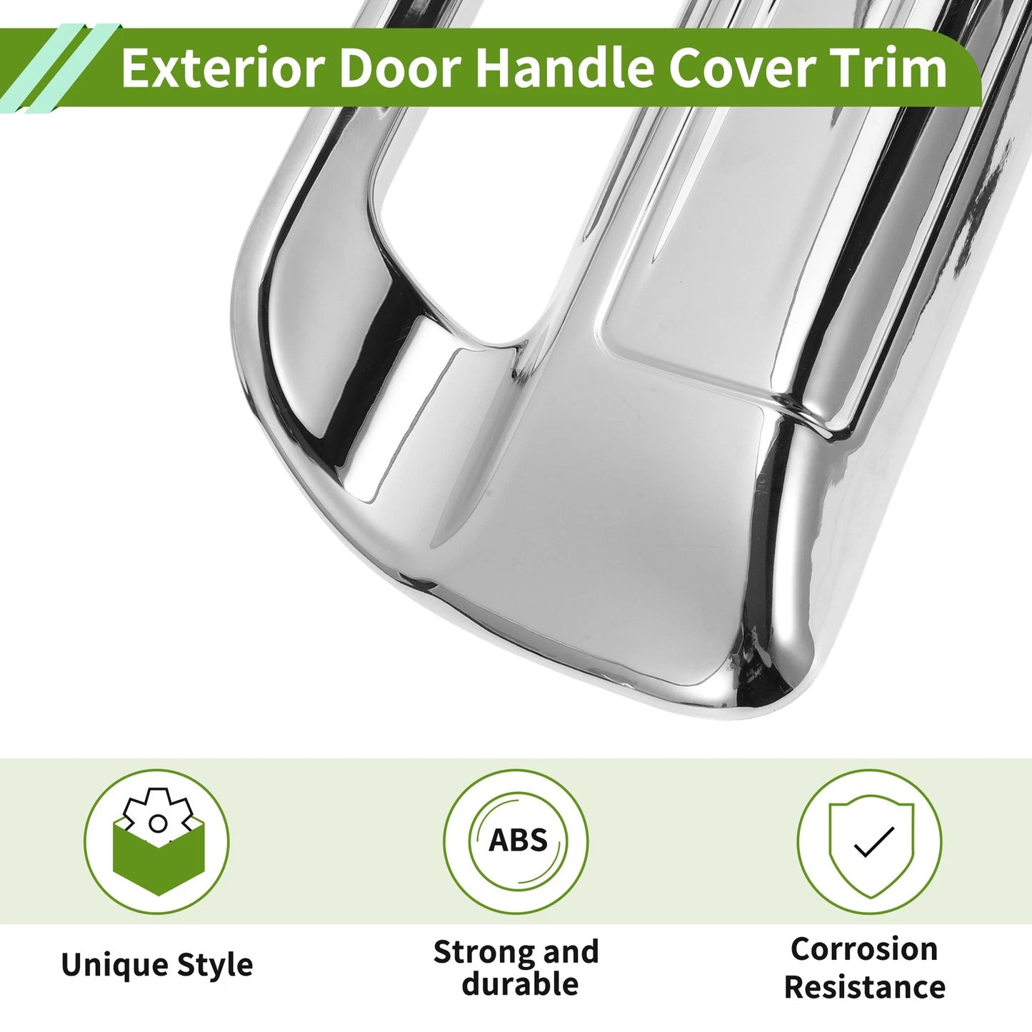 Door Handle Cover Trim Tailgate for Dodge Ram 1500 2500 3500 (2019-2025)
