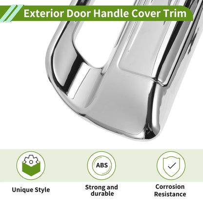 Door Handle Cover Trim Tailgate for Dodge Ram 1500 2500 3500 (2019-2025)
