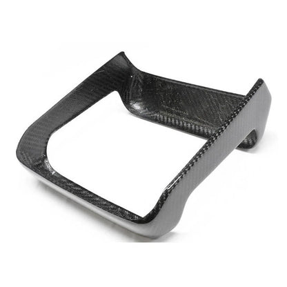 100% Carbon Rear Seat Console Navi Screen Panel For Tesla Model S /X 2021-2023