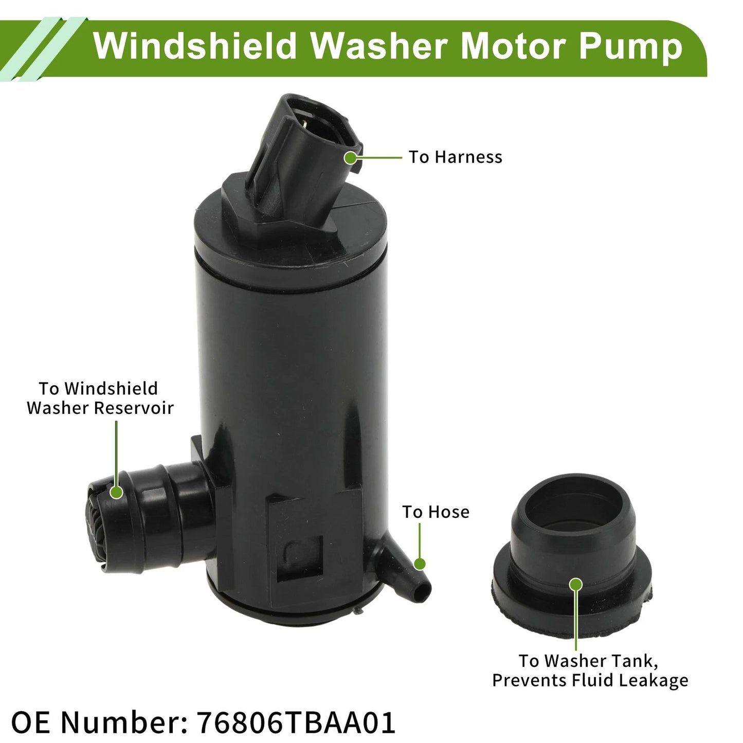 Windshield Washer Pump for Acura Integra (2001-2006)