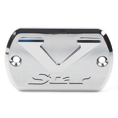 Front Brake Fluid Cap Reservoir Cover for Yamaha V Star XVS 650/1100/1300