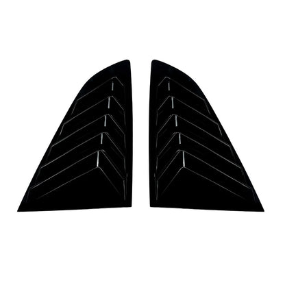 Gloss Black Rear Window Quarter Louver Vent Covers for BMW 2-Series F44 (2020–2023)