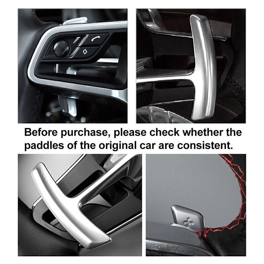 Steering Wheel Shift Paddle Extensions for Porsche Panamera, Macan (2010-2023)