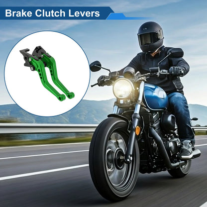 Adjustable Short Brake Clutch Levers for Kawasaki Ninja 300/Z300 (2013–2017)