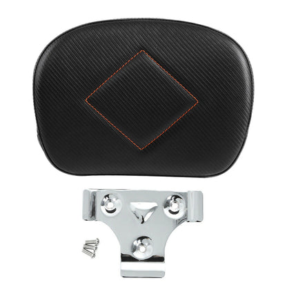 Black Rear Passenger Backrest Pad for Harley Touring Road Electra Glide (2009-2023)