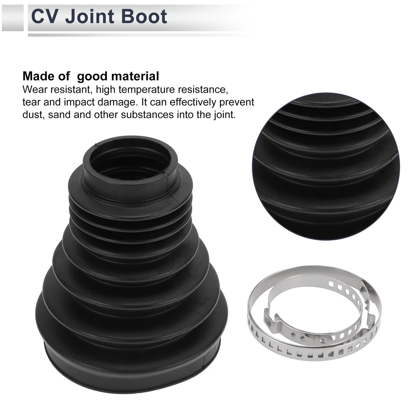 Inner CV Joint Boot Kit with Clamps for Volvo XC90 (2003-2007)