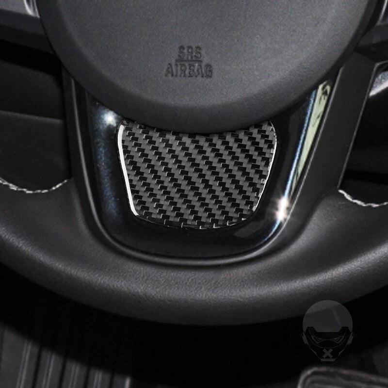 Carbon Fiber Steering Wheel Chin Cover Trim for Toyota Supra A90 2019-2022