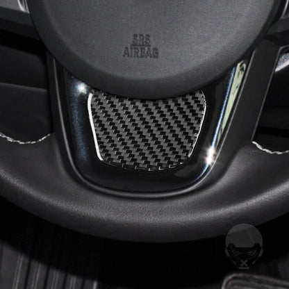 Carbon Fiber Steering Wheel Chin Cover Trim for Toyota Supra A90 2019-2022