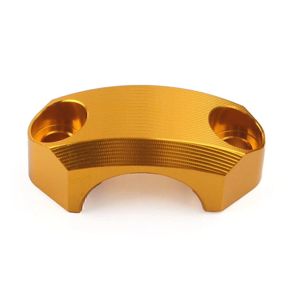 22mm Master Cylinder Perch Clamp Cover Gold for Motocross MX Enduro Bike
