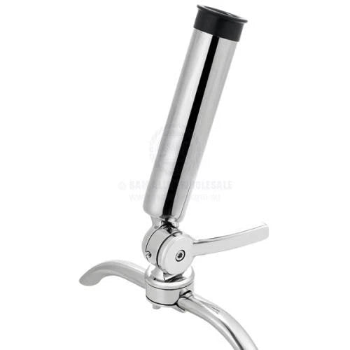 Rod Holder Stainless Steel Adjustable Rail Mount 22mm-32mm for Various Models