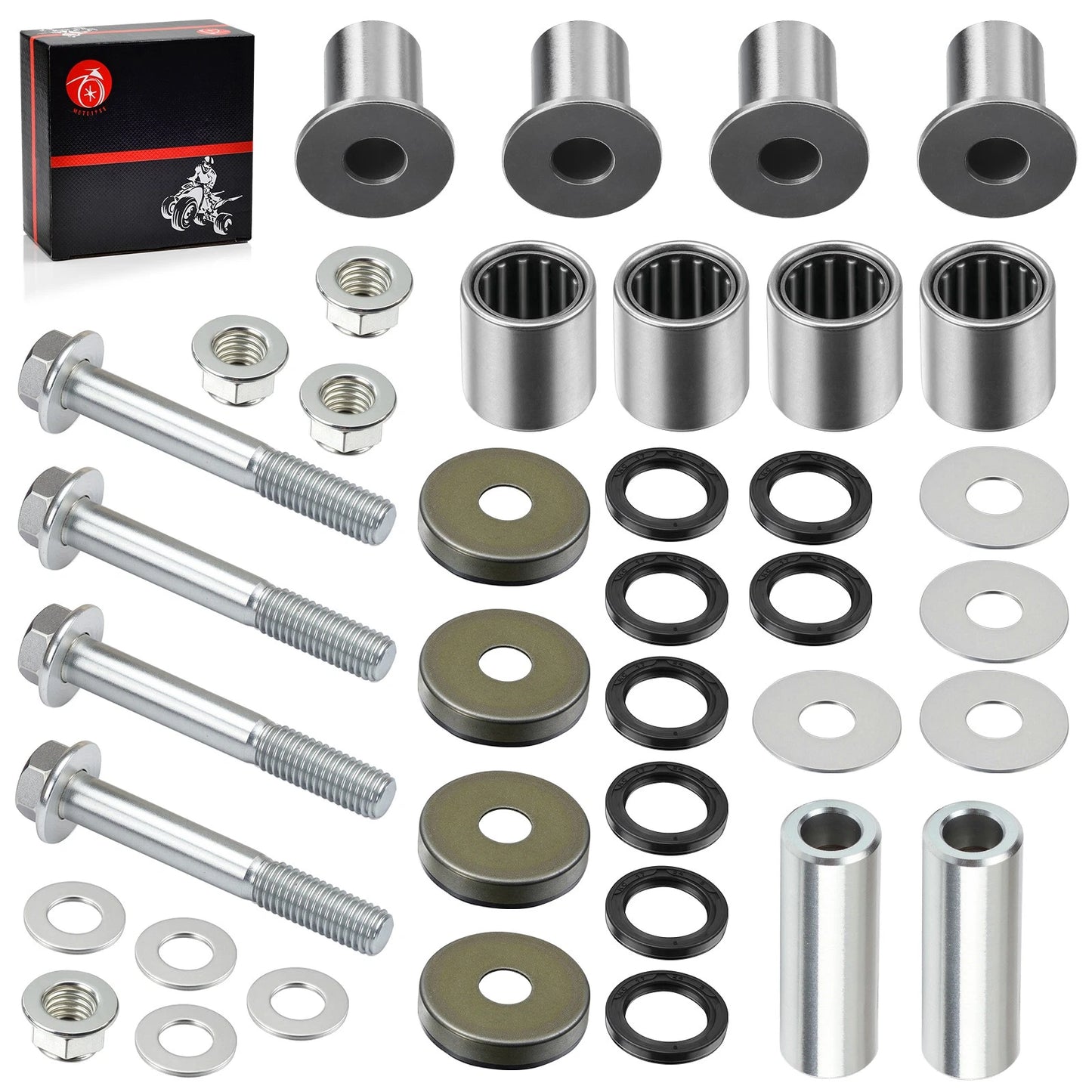 A Arm Bushings Seals Kit for Suzuki Quadsport Z400 LT-Z400 2003-2014