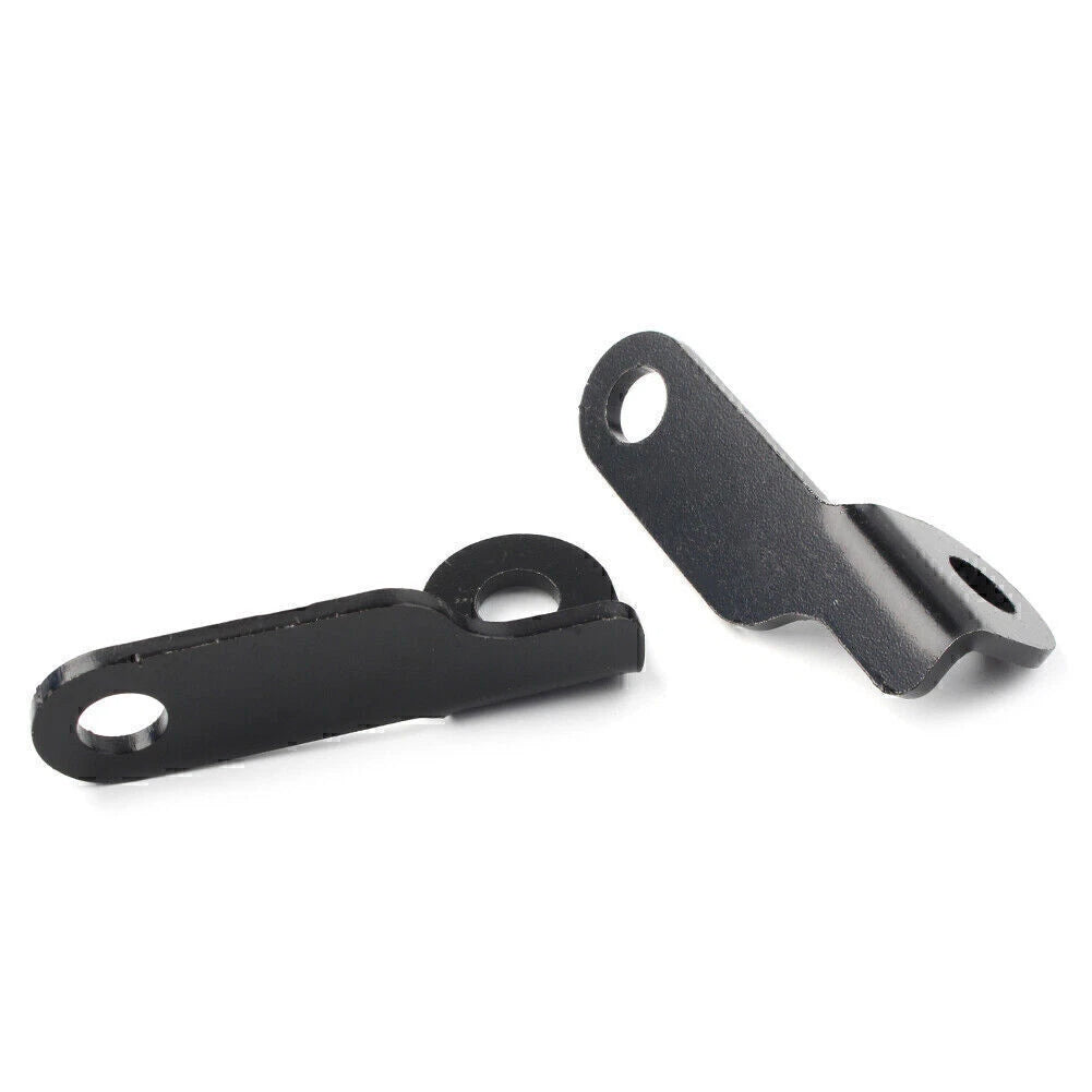 Black Fork Clamp Turn Signal Light Mount for Harley Motorcycle