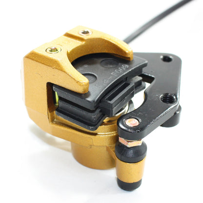 GOLD Hydraulic Front Disc Brake Caliper System Pads for 110 125cc PIT PRO Dirt Bike