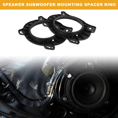 Speaker Spacer Ring 6x9 to 6.5 Tweeter Adaptor for Toyota ABS (2)