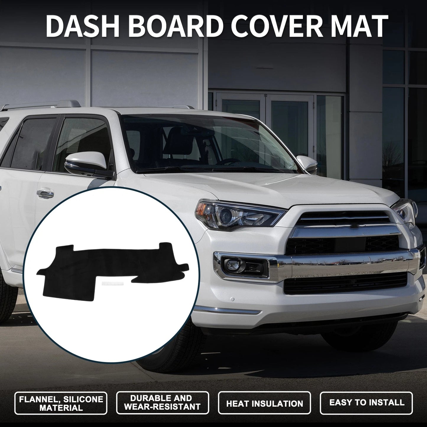 Dashboard Dash Cover Mat Sun Protector Pad 1 Set for Toyota Mark X