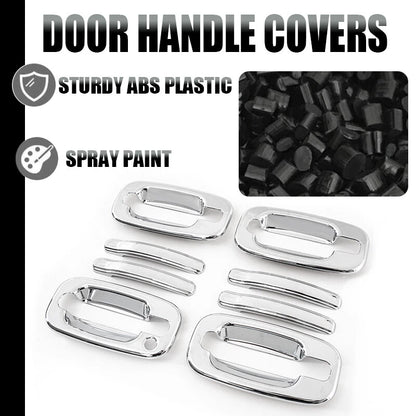 Front Door Handle Covers 4 x for Chevy Silverado 1500 2500 (1999-2006)