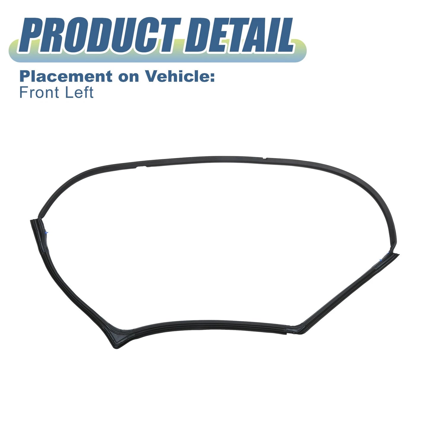 Window Glass Seal for Jeep Wrangler (2007-2018)
