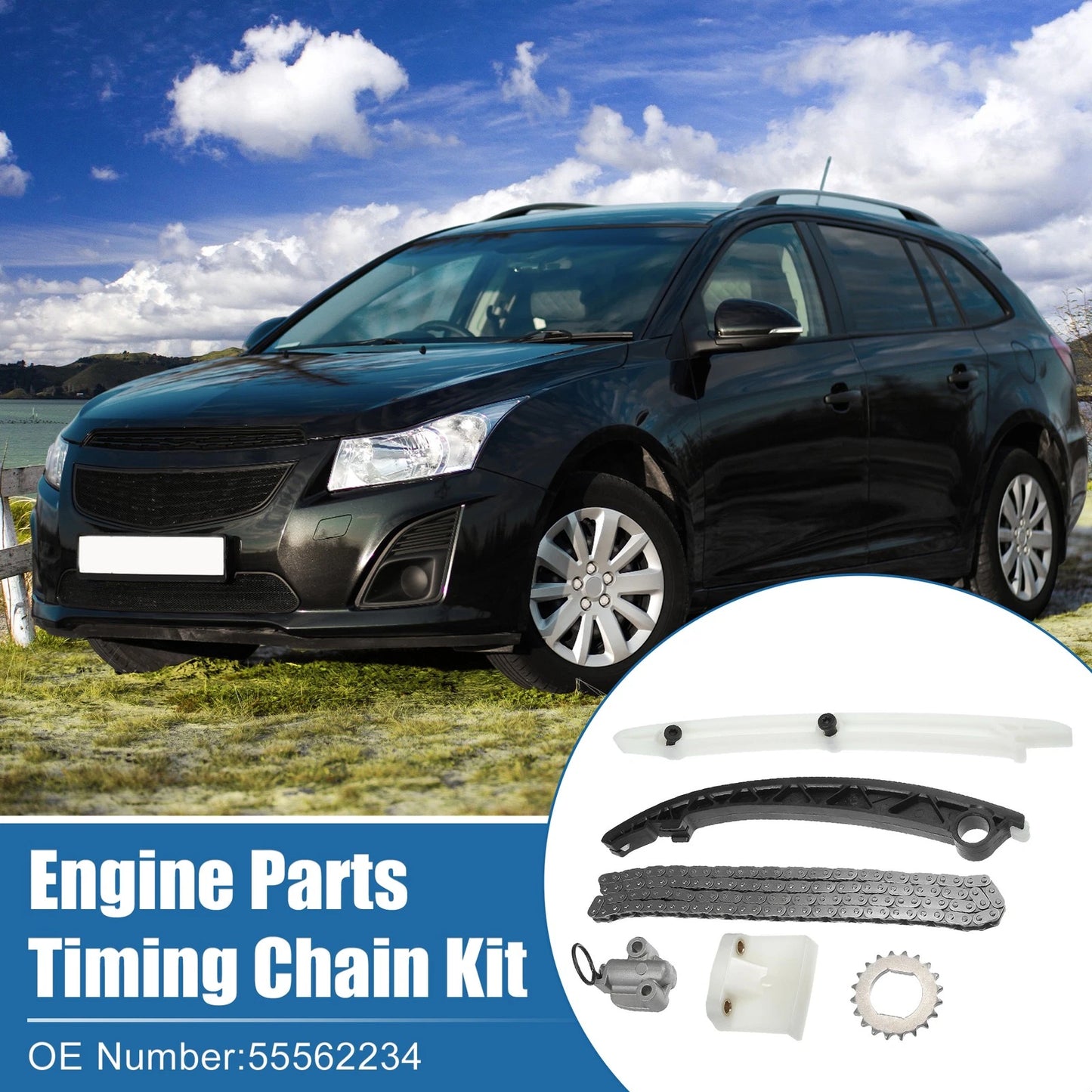 1 x Set Timing Chain Kit Metal/Plastic for Buick Encore (2013 - 2021)
